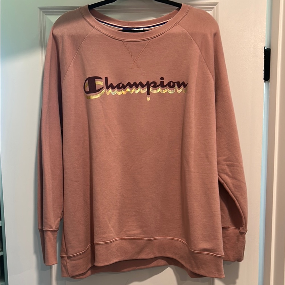 Champion Women's Blush Crew Neck Sweater